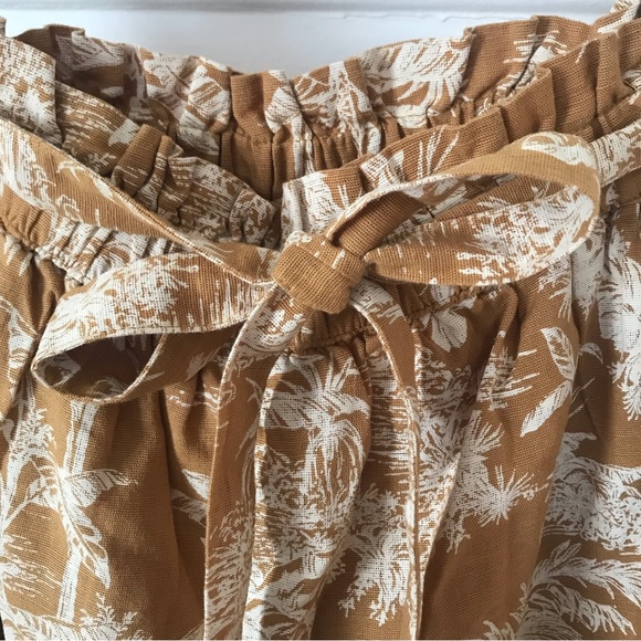 American Eagle Size L Linen-blend Crop Pants - Picture 6 of 13